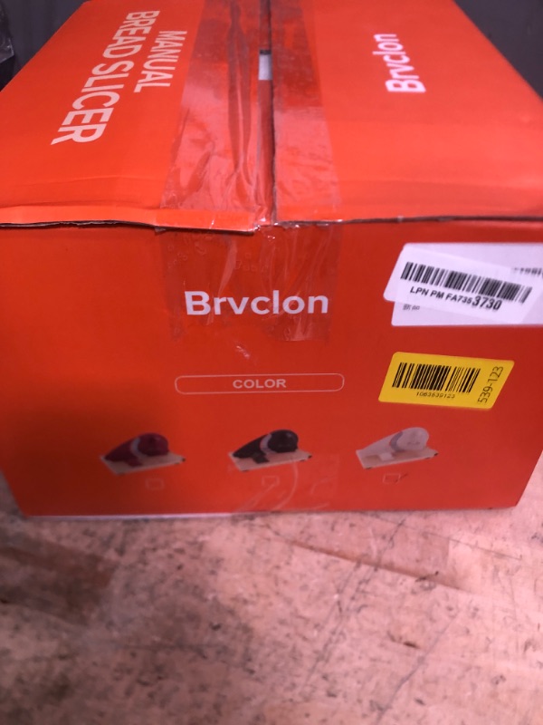 Photo 1 of ?Upgraded?Manual Bread Slicer for Homemade Sourdough Bread,Metal Guide & Adjustable Thickness, Hand Crank Bread Slicer with Scale Line and Suction Cup, Sharp Blade, Suitable for Sourdough Bread, Etc