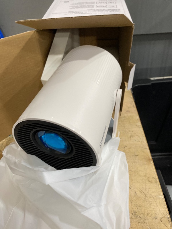 Photo 1 of ?Electric Focus?Magcubic Mini Projector 4K Support, Portable Projector with WiFi 6 and Bluetooth 5.4, Smart Proyector, 5W Soundbase Speaker, 180°Rotation for Home Theater