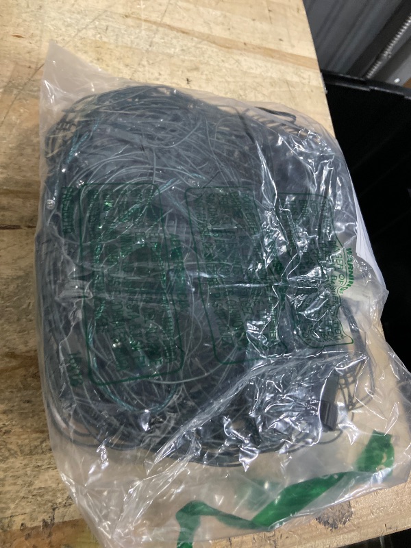 Photo 1 of 12ft x 5ft 360 LED Christmas Net Lights, 8 Modes Waterproof With Timer Low Voltage Connectable Mesh Lights for Trees, Bushes, Shurb, Garden, Outdoor Decoration(1 Pack, Green Wire, Warm White)