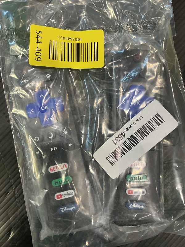 Photo 1 of (Pack of 2) Replacement Remote Control Only for Roku TV, Compatible for TCL Roku/Hisense Roku/Onn Roku/Sharp Roku/Element Roku/Westinghouse Roku/Philips Roku Smart TVs (Not for Roku Stick and Box)