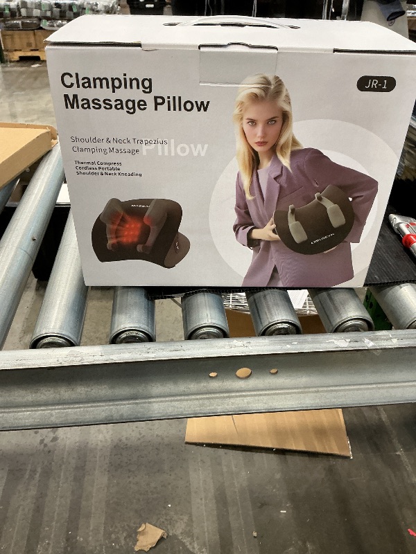 Photo 1 of *USED*
CRECAD Shiatsu Neck Massager with Heat, Electric Deep Tissue Kneading Massage Pillow with 10-Minute Timer for Full Body Muscle Pain Relief, Cordless Portable Cervical Traction Device (Black)