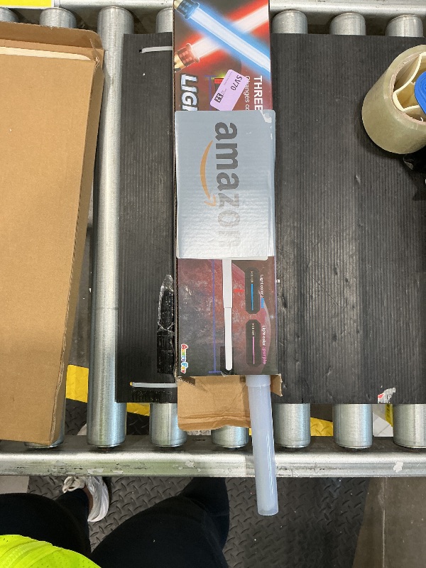 Photo 1 of **MISSING ONE**
 2 Pack Light Up Saber, Light Up Saber for Kids, Retractable Light Up Sword Kid Set,Toy Light Sword for Kids Boy 3-8, Dual Light Up Sabers for Kids Adults, Light Savers Party Toy