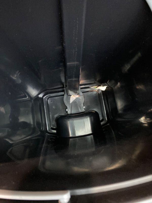 Photo 1 of ***MAJOR DAMAGE*** ***READ CLERK NOTES*** Glad 13 Gallon Trash Can, 2 Pack | Plastic Kitchen Waste Bin with Odor Protection of Lid | Hands Free with Step On Foot Pedal and Garbage Bag Rings, Black, 2 Count