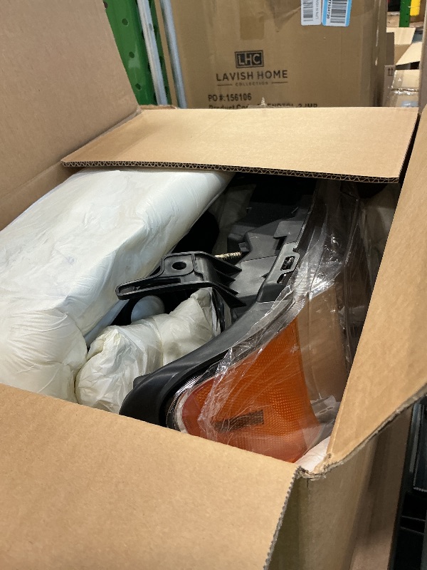 Photo 1 of *USED*
Headlights Assembly compatible with 2008 2009 2010 2011 2012 Ford Escape Headlamp, Chrome Housing Amber Reflector Clear Lens