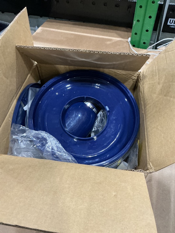 Photo 1 of *USED*
NKDFRI Automatic Grape Peeler Machine, Electric Garlic & Cherry Tomato Peeler Skin Remover Tool for Small Fruits, Effortless Peeling for Home Kitchen (Blue-1PC)