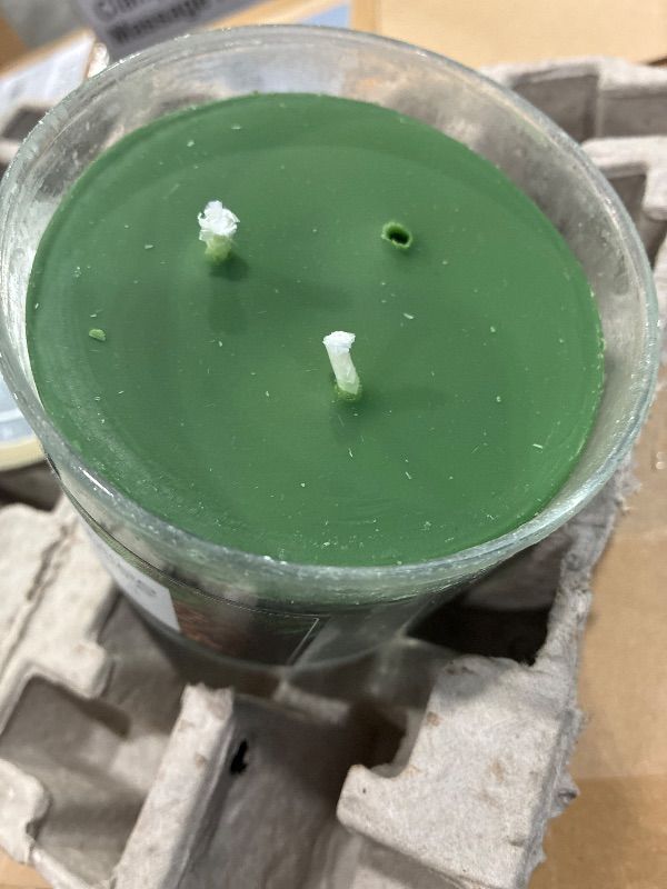 Photo 1 of **MINOR DAMAGE - USED**
Yankee Candle Balsam and Cedar, Holiday Scented Candle, 14.5oz 3-Wick Candle Jar with up to 40 Hours Burn Time, Giftable, Holiday