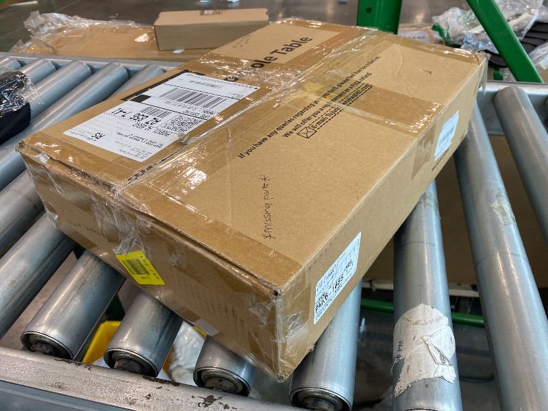 Photo 1 of *USED*
Narrow Entryway Console Table & Sofa Side Table - Industrial Brown Hallway Table for Small Spaces, Behind Couch Table, Multi-Functional Living Room Bedroom Office Furniture, 26.9" L x 9.4" W x 27.6" H