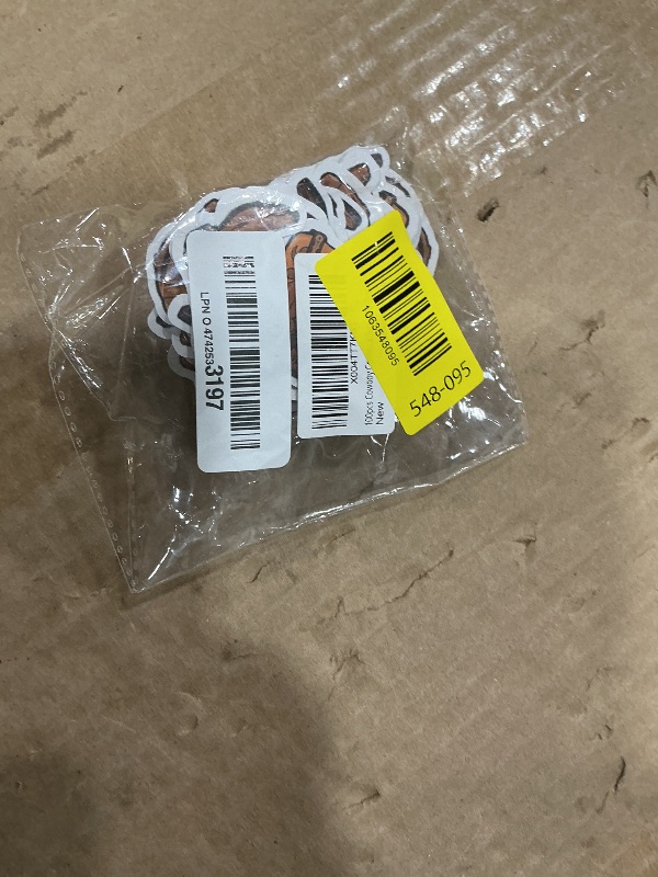 Photo 1 of 100pcs Cowboy Confetti Western Theme Party Decorations Boots Horseshoes Wagon Wheel Crafts Western Table Centerpieces Lucky Horseshoe for Wedding Party Favors Supplies (brown 2)