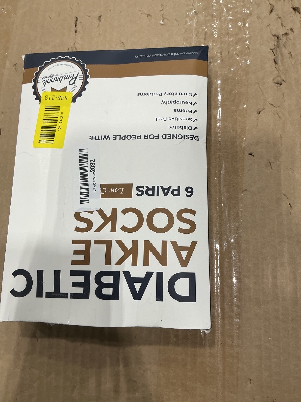 Photo 1 of *MISSING PARTS UNKNOWN*
Pembrook Diabetic Ankle Socks for Men and Women - 6 Pairs Low Cut Seamless Diabetic Socks Women Diabetic Socks for Men