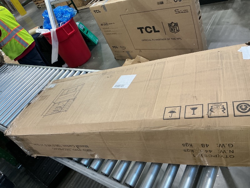 Photo 1 of *PARTIAL SET - Missing a box*
IDEALHOUSE 70'' Wine Coffee Bar Cabinet with Storage Hutch, Tall Kitchen Pantry Liquor Cabinet with Sliding Barn Doors, Bottle Glasses Rack, Farmhouse Buffet for Home Dining Room, Brown