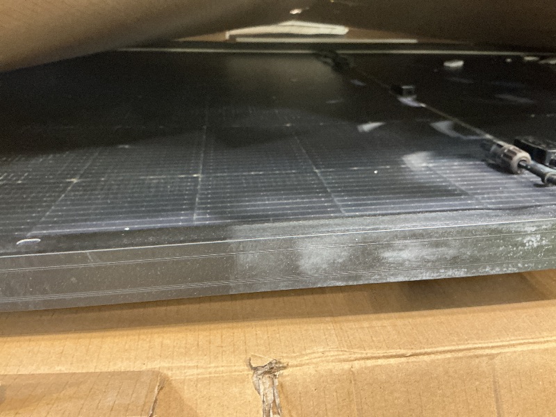 Photo 1 of **Panels are broken but will still work** Xilanseek 400 Watt Solar Panels, N-Type 16BB 400W Bifacial Solar Panel, 25% High Efficiency Solar Module Work with 24V Solar Panel for Homes Rooftop Power Station Farm RV and Off-Grid Applications