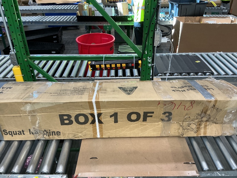 Photo 1 of *Partial set/look at pic* RitFit Gazelle Pro 3 in 1 Leg Press and Hack Squat Machine - High-Tensile Steel Leg Press Machine, 2000 lbs Capacity, Adjustable Angles, Hack Squat Machine with Weight Storage, Black (Black)