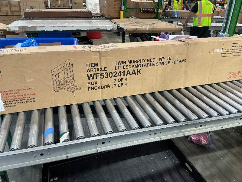 Photo 1 of *PARTIAL SET*
YOPTO Twin Murphy Bed White