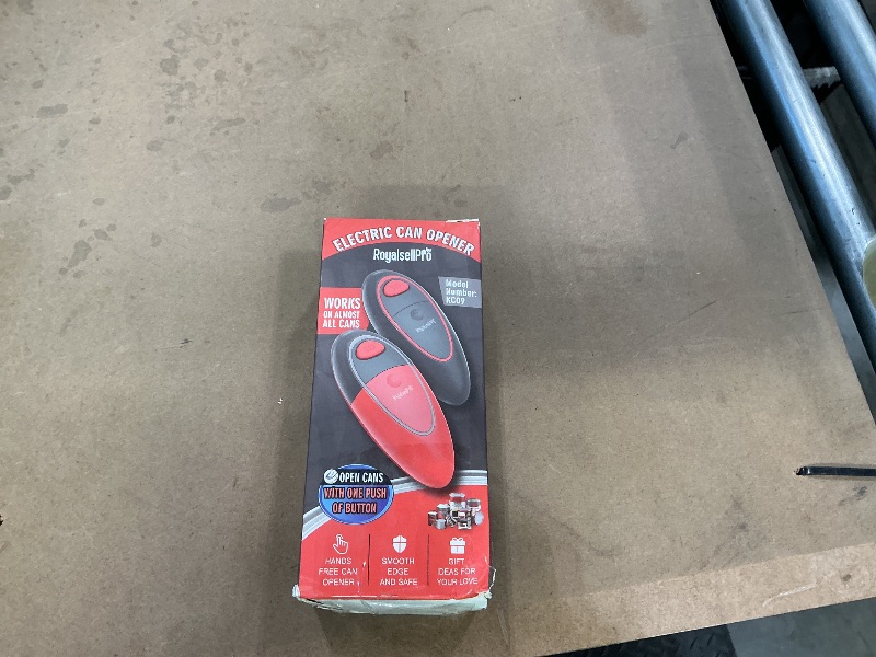 Photo 1 of **BATTERIES NOT INCLUDED** One Touch Electric Can Opener for All Can Sizes, Smooth Edge Design for Seniors with Arthritis, Automatic Kitchen Gadget & Food Safety