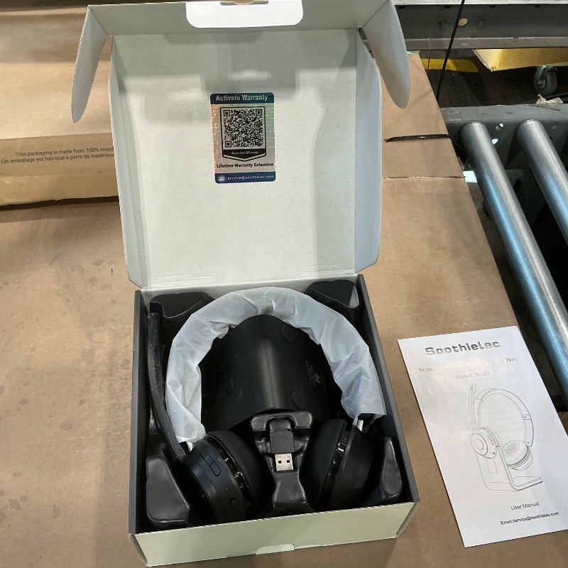 Photo 1 of (Upgraded Version) Wireless Headset, Bluetooth Headset with Noise Cancelling Microphone, Best Headphones with Mic Mute & USB Dongle for PC/Computer/Laptop/Cell Phones/Remote Work/Call Center