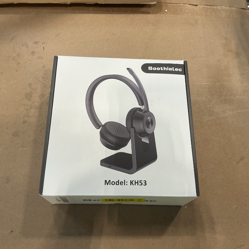 Photo 1 of (Upgraded Version) Wireless Headset, Bluetooth Headset with Noise Cancelling Microphone, Best Headphones with Mic Mute & USB Dongle for PC/Computer/Laptop/Cell Phones/Remote Work/Call Center