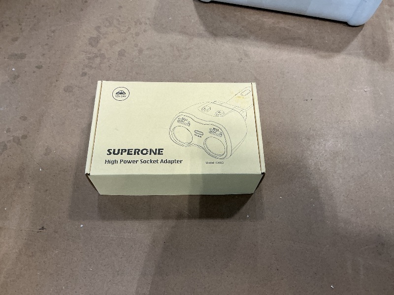 Photo 1 of [2025 Upgraded] Cigarette Lighter Splitter, SUPERONE 180W 2-Socket Cigarette Lighter Adapter with Dual QC3.0 and 20W PD USB C Car Charger Splitter for GPS/Dash Cam/Laptop/iPad/iPhone 17/16/15/14/13/12