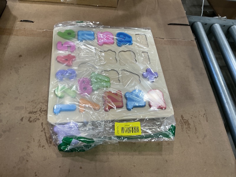 Photo 1 of ***MISSING PIECES*** Wooden Number Puzzle Toys, ABC Letter & Number Puzzle for Toddlers 3 Year Old, Preschool Learning Toys for Kids, Educational Name Puzzles Gift for Boys and Girls