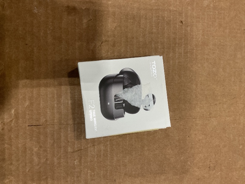 Photo 1 of **UNTESTED**
TOZO E2 Wireless Earbuds 10mm Drivers with Powerful Bass, App Customize 32 EQs, with 2 Mics AI Call Noise Cancellation, 30H Playtime, Bluetooth 5.3 Ear Buds, Comfort Fit in-Ear Headphones
