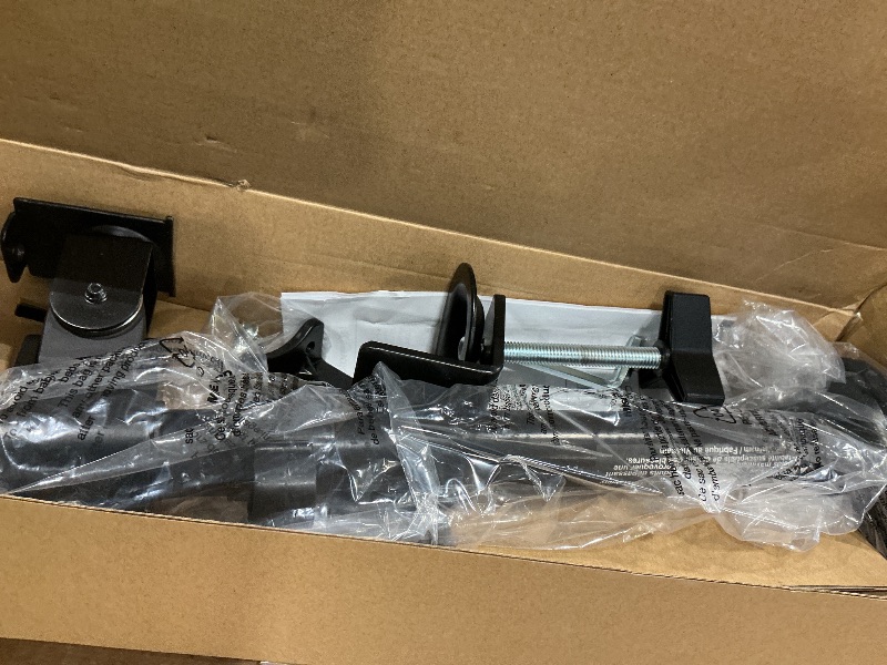 Photo 1 of **MISSING PARTS**
Ergear Monitor Mount for Most 13-32" Computer Screens up to 17.6lbs, Improved LCD LED Monitor Riser, Adjustable Height and Angle, Single Desk Mount Stand, Black, EGCM12