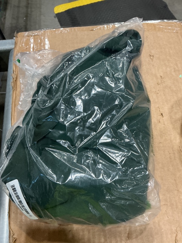 Photo 1 of ****ITEM CORRECT****BLENCOT Women's Casual Boho Solid Color Deep V Neck Loose Long Sleeve Long Evening Dress Ruched Cocktail Party Maxi Wedding Dress Dark Green X-Large