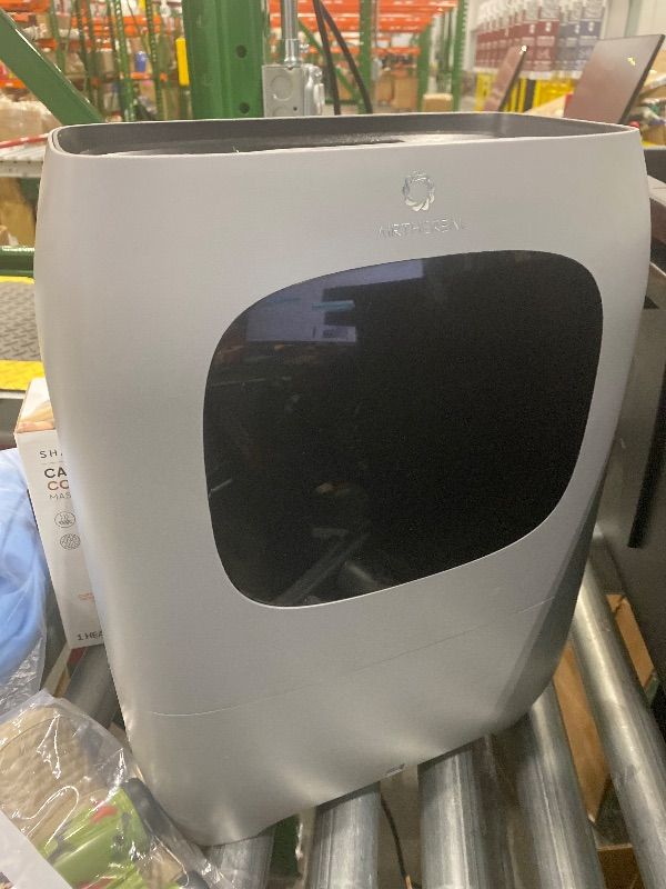 Photo 1 of ***MISSING USER MANUAL*** AIRTHEREAL T1 Touchless Vacuum Automatic Dustpan with 2 Operation Modes - Ultra Fast & Powerful Corded Canister Vacuum for Sweeping Salon, Pet Hair, Food, Dirt, Kitchen, 20Kpa 1500 Watt Max Suction