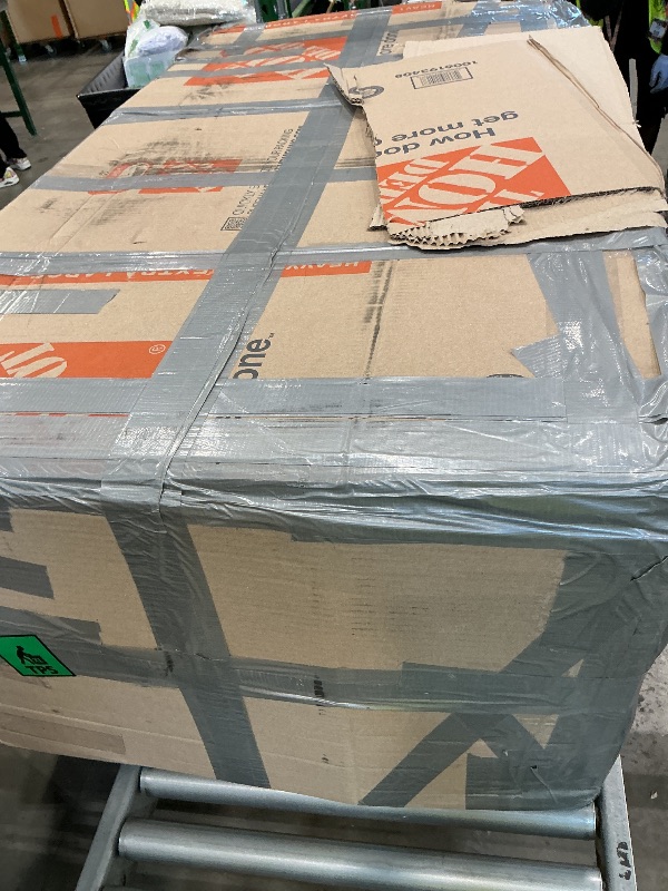 Photo 1 of **MINOR DAMAGE - USED**
MAXYOYO Boneless Sofa Couch, Loveseat Sofa for Small Space, Tufted 2-Seater Floor Couch Bean Bag Chair for Living Room Bedroom Apartment, Sofa in a Box, No Assembly Needed, Dark Grey