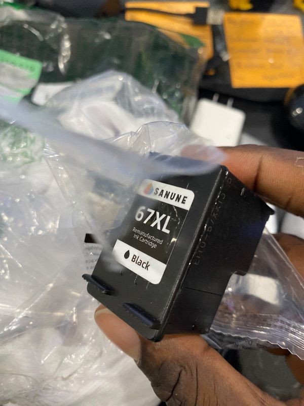 Photo 1 of *MISSING ITEMS/ONLY 1/LOOK AT PIC* SAILNER 67XL HP Printer Ink, Replacement for HP Ink 67 for HP 67 Ink cartridges Black/Color Combo Pack, Compatible with DeskJet 2755e 2855e 2700e 4155e 2734e 2827e 4100e Envy 6055 6455e Printer 67XL