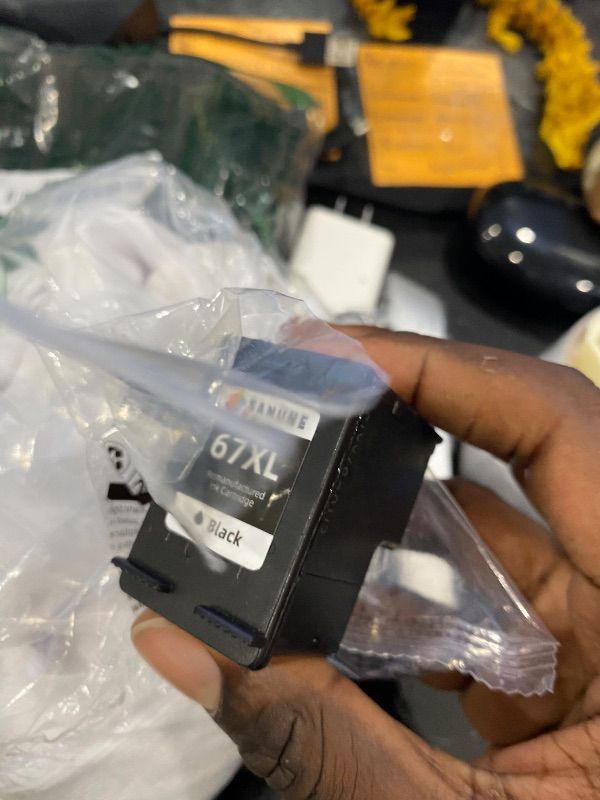 Photo 1 of *MISSING ITEMS/ONLY 1/LOOK AT PIC* SAILNER 67XL HP Printer Ink, Replacement for HP Ink 67 for HP 67 Ink cartridges Black/Color Combo Pack, Compatible with DeskJet 2755e 2855e 2700e 4155e 2734e 2827e 4100e Envy 6055 6455e Printer 67XL