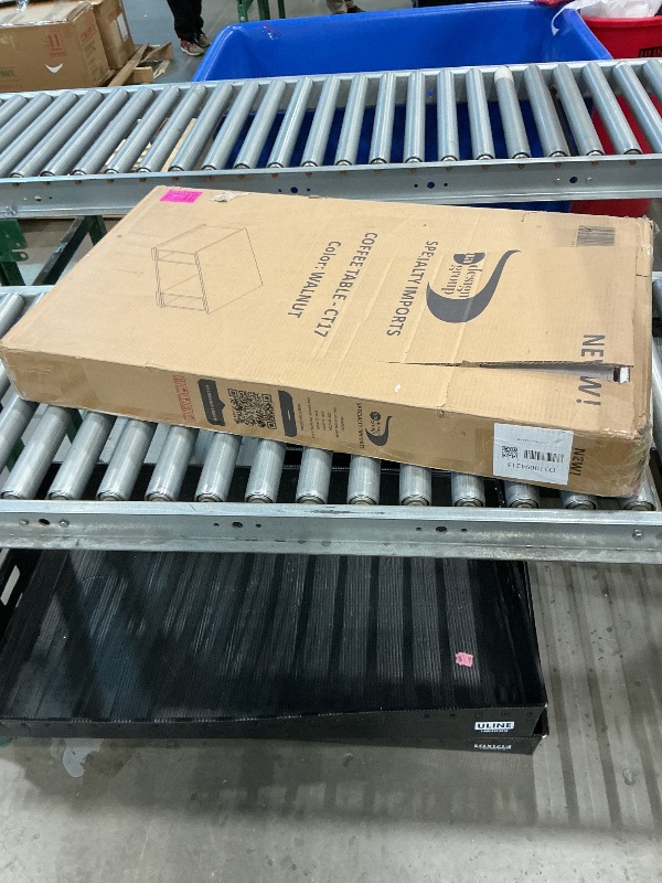 Photo 1 of **PARTIAL SET, UNKNOWN MISSING PIECES**GIA Home Furniture TV Stand and Coffee Table Set of 2,Living Room Table Set Including 70 inch Entertainment Center and Wood Center Table,Faux Black Marble