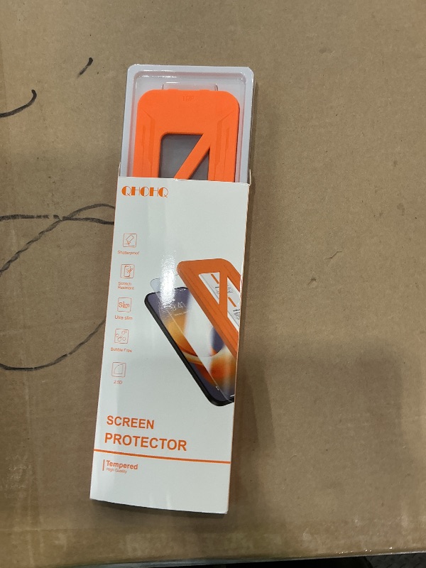 Photo 1 of [1-Second Auto-Install] QHOHQ 3 Pack Privacy Screen Protector for iPhone 17 Pro [6.3 Inch] + 1 Set Camera Lens Protector, 25° Anti Spy Tempered Glass, [12FT Military Grade Shatterproof], Case Friendly