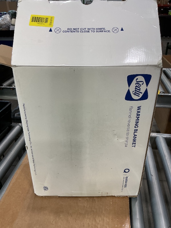 Photo 1 of *Untested & Missing Parts*
SEALY Electric Blanket Queen Size, Flannel & Sherpa Heated Blanket with 10 Heating Levels & 1-12 Hours Auto Shut Off, Machine Washable, Grey, 84 x 90 Inch