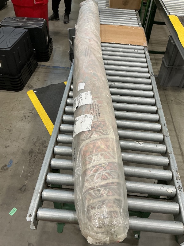 Photo 1 of ***SEE CLERK NOTE*** Loloi Loren Collection LQ-15 Terracotta/Sky 7'-6" x 9'-6" Area Rug