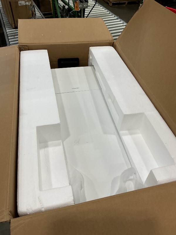 Photo 1 of ***MISSING REMOTE*** WOODBRIDGE Smart Toilet with Tank, Auto Open & Close,Blackout Flush, Auto Quiet Flush, Foot Sensor Operation, Heated seat,and Advanced Deodorization, White, EBT470