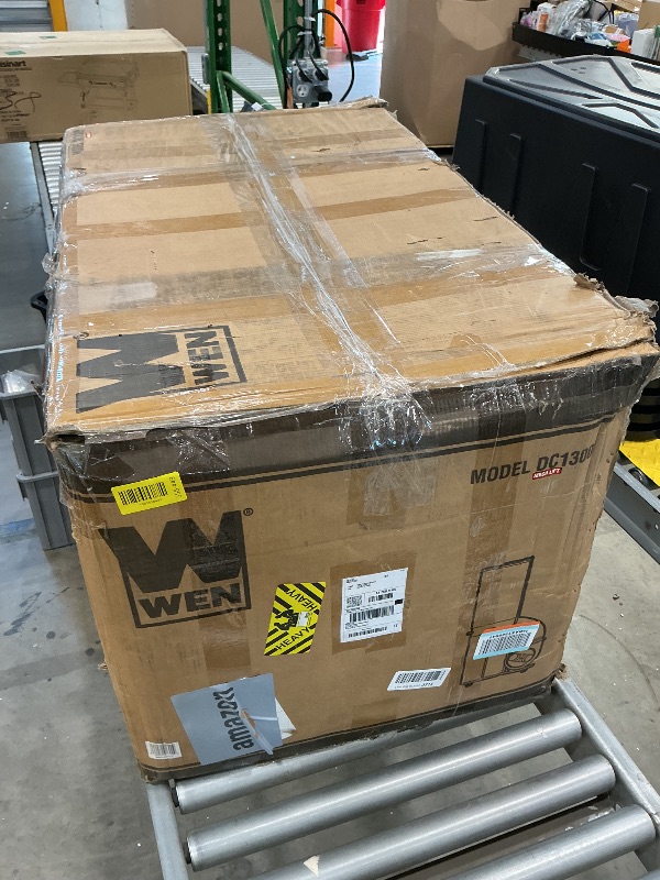Photo 1 of ***SEE CLERK COMMENTS** WEN DC1300 1,300 CFM 14-Amp 5-Micron Woodworking Dust Collector with 50-Gallon Collection Bag and Mobile Base , Black