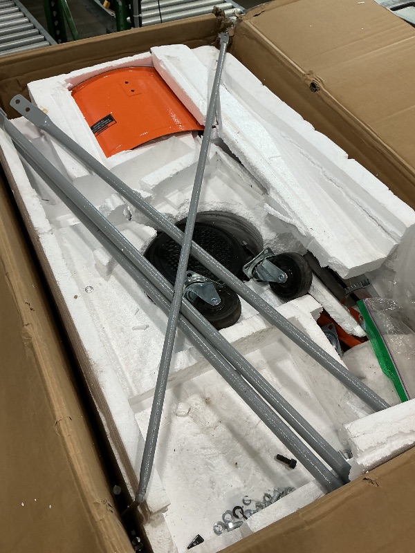 Photo 1 of ***SEE CLERK COMMENTS** WEN DC1300 1,300 CFM 14-Amp 5-Micron Woodworking Dust Collector with 50-Gallon Collection Bag and Mobile Base , Black