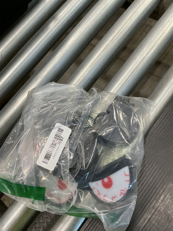 Photo 1 of [Timer] Halloween Lights Spooky Eyes for Bushes Outdoor Indoor, 5 Pairs Glowing Flashing Eyes Orange Purple Color, Halloween Eyes Lights Decorations for Yard Garden Party