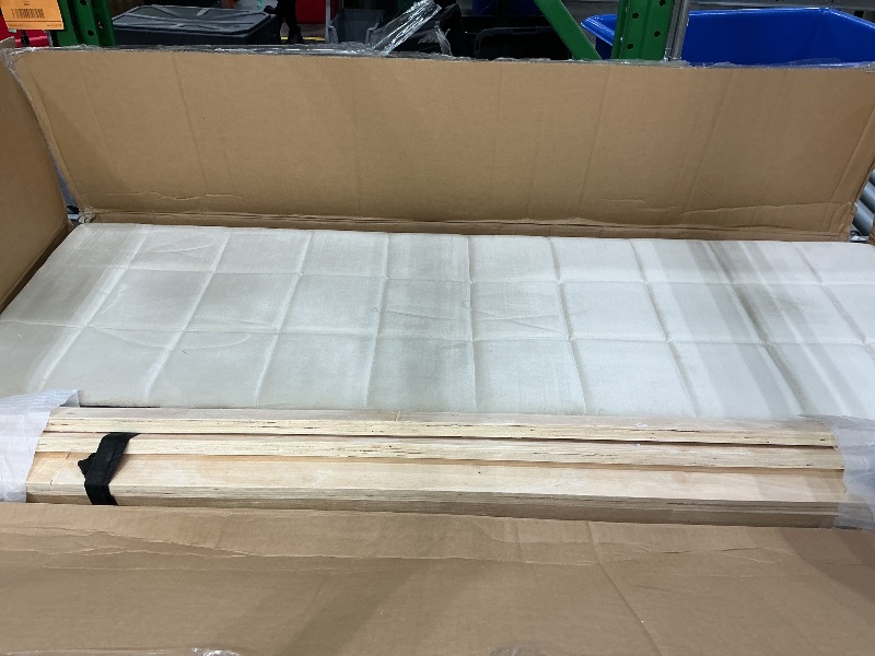 Photo 1 of *PARTIAL SET - Box 1 Of 2*
DNYN Full Size Upholstered Daybed with Trundle(Twin) for Kids,Adults,Solid Wood Bedframe w/Pop Up Design,Easy Assembly & Super Save Space & No Box Spring Needed, Gray