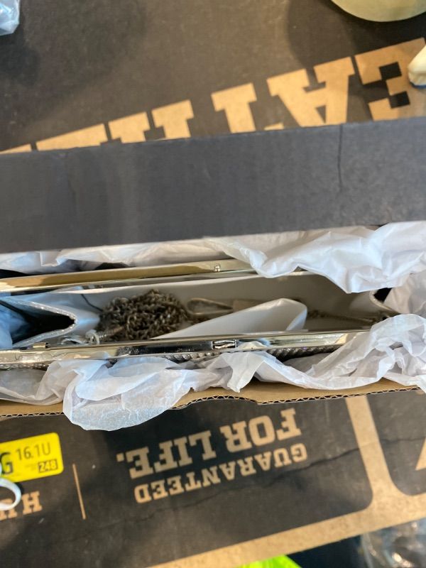 Photo 1 of ***MAJOR DAMAGE*** ***READ CLERK NOTES*** Sumnn Evening Clutch Bag Cocktail Prom Sparkly Rhinestone Crystal Bride and Bridesmaid Wedding Party Formal Purses for Women