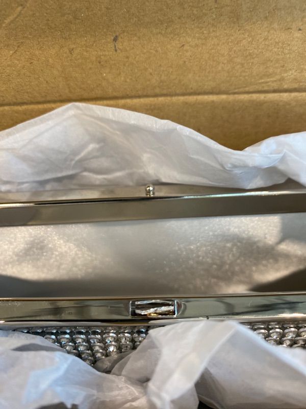 Photo 1 of ***MAJOR DAMAGE*** ***READ CLERK NOTES*** Sumnn Evening Clutch Bag Cocktail Prom Sparkly Rhinestone Crystal Bride and Bridesmaid Wedding Party Formal Purses for Women