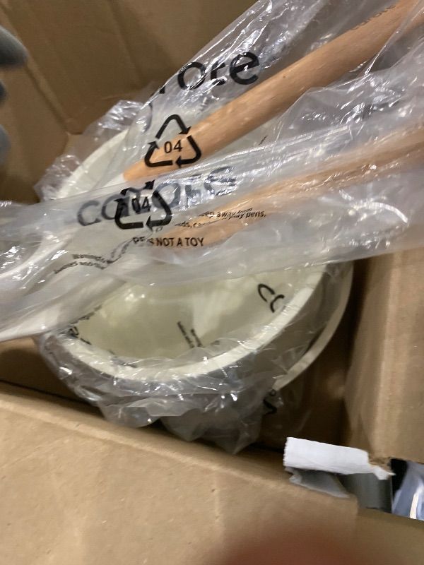 Photo 1 of *Missing parts /No handle on pots* CAROTE 19pcs Pots and Pans Non Stick, Cookware Sets Detachable Handle, Induction Kitchen Pots and Pans,NonStick Cooking Set, Oven/Dishwasher/Fridge Safe, Space Saving