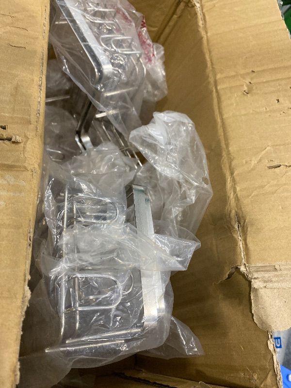 Photo 3 of *Untested*
HAMITOR Corner Shower Caddy Tension Pole: 4-Tier Rust-Resistant Adjustable Bathroom Organizer Shelves - 47-121 Inch No-Drill Quick Installation - Space-Saving Storage for Renters Family - Silver Gray