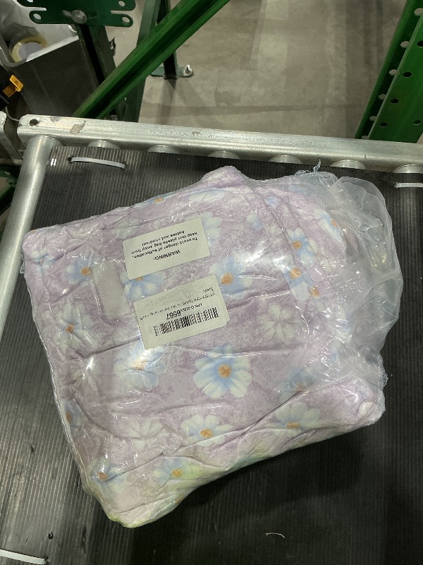 Photo 1 of ?JHCHMX Floral Toddler Nap Mat with Pillow and Blanket,Extra Large Roll Up Kids Sleeping Mat,Soft Slumber Bags for Girls,Perfect for Daycare,Preschool,Travel Camping- Purple