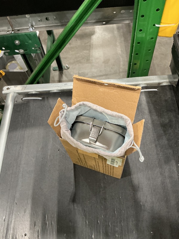 Photo 1 of * missing spoon*VITCOCO Stainless Steel Lunch Box, 27oz/800ml Metal Bento Box, Partitionable Stainless Steel Food Storage Container with Lockable Clip, Leak-proof, Dishwasher-Safe Snack Box for Travel, Work