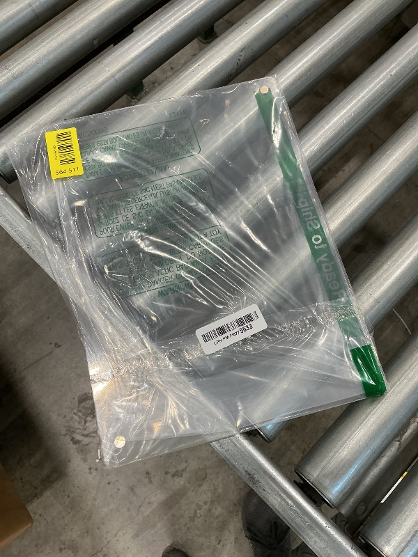 Photo 1 of ***SEE CLERK COMMENTS*** JonXon Acrylic Magnetic Dry Erase Board for Fridge 10"x14" Clear Acrylic Magnet Board for Refrigerator,Includes 6 Colors Magnetic Markers(Clear Blank)