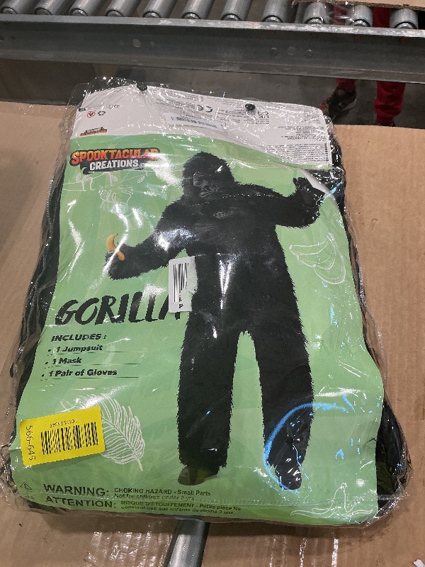 Photo 1 of ***MISSING MASK*** Spooktacular Creations Halloween Gorilla Costume, Adult Men Ape Costume for Halloween Dress Up Cosplay Themed Party (Large)