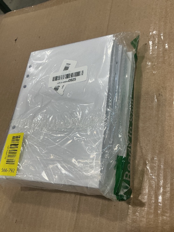 Photo 1 of (5-Pack) A5 Blank Paper, Refills for Filofax Planner, Organizer, Binders, 6 Hole Punched, Total 500 Sheets/1000 Pages, 100gsm, White, 5.8 x 8.2 Inch, 6 Hole Filler Paper