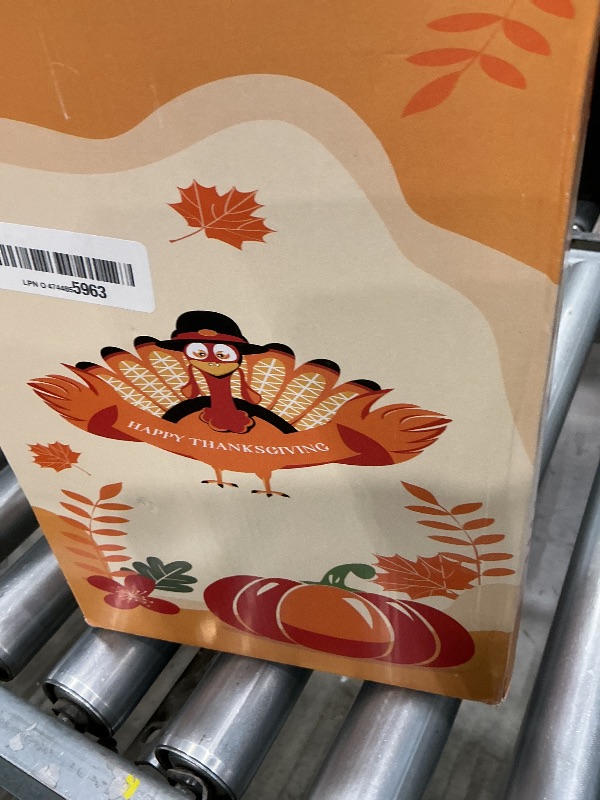 Photo 1 of **UNTESTED**
12.5'' Fall Snow Globe Lantern - Scarecrow and Turkey Lighted Water Lantern with Swirling Glitter Fall Decorations for Home, Thanksgiving, Autumn Harvest Fall Decor