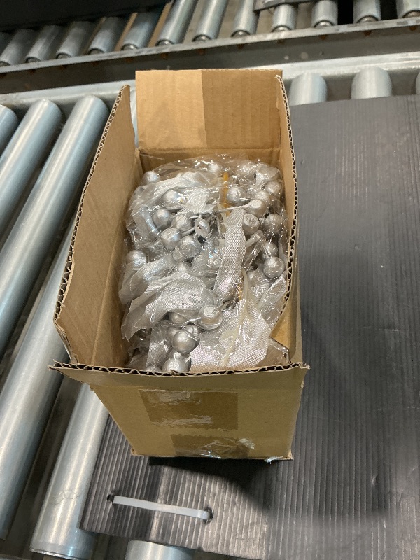 Photo 1 of [Timer & Lighted] 6 Ft Prelit Christmas Garland with Lights Silver Berry Garland Holly Leaves Artificial Xmas Garland Christmas Decorations for Home Winter Holiday Door Table Mantle Fireplace Stairs