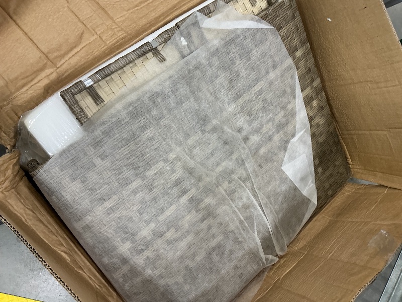 Photo 1 of *PARTIAL SET*
7 Pieces Outdoor Patio Sectional Sofa Couch, Wicker Furniture Patio Conversation Sets with Washable Cushions & Coffee Table for Garden, Poolside, Backyard